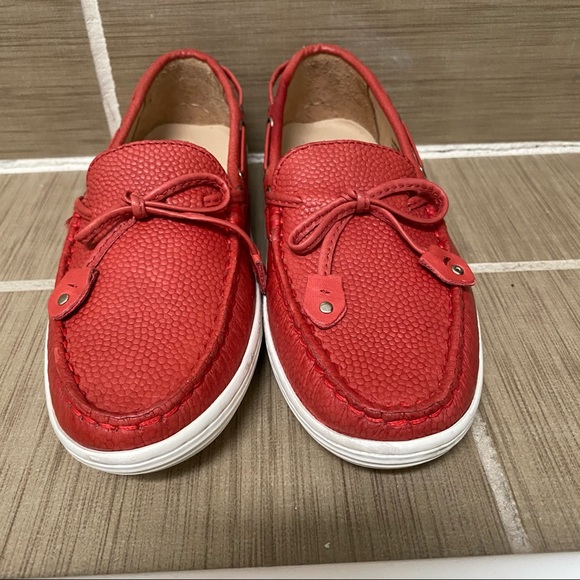 NWOT Marc Joseph Red Loafers - Picture 3 of 8